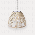 NordikHome™ Solar Woven Hanging Lamp
