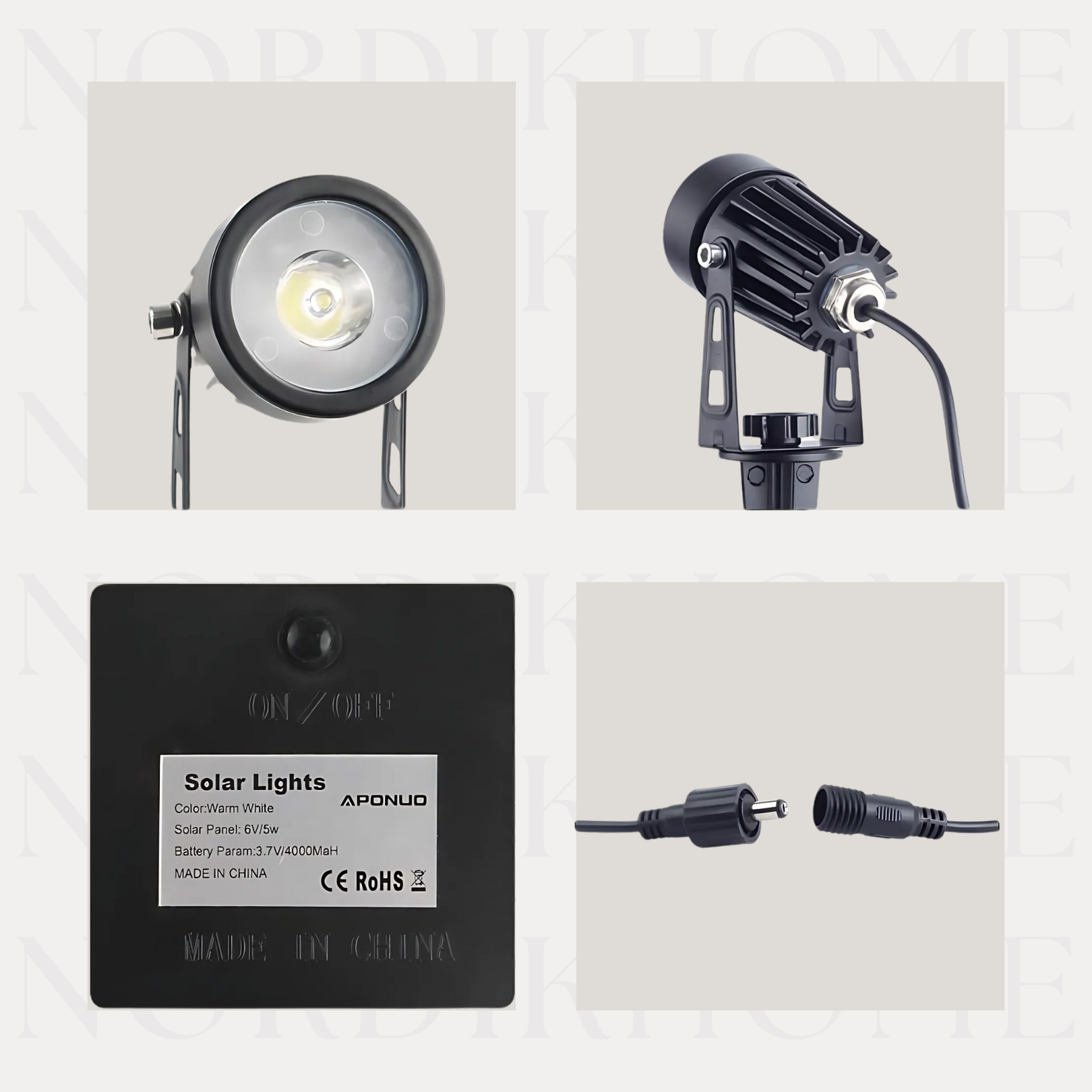 NordikHome™ Solar Garden Spotlights